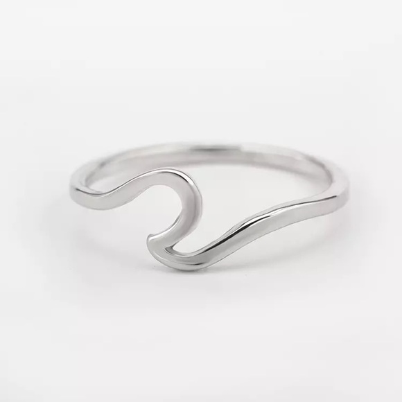 l a s t   one | silver wave ring ✰ - Picture 4 of 5
